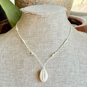 Boho Beaded Cowrie Shell Choker